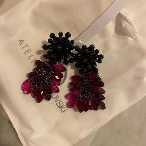 Atelier Swarovski earrings crystal